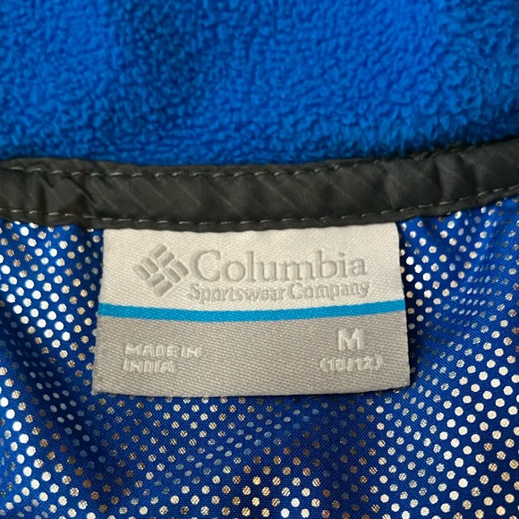Columbia Omni-heat Fleece Hooded Jacket Sz M 10/12 - Picture 7 of 7